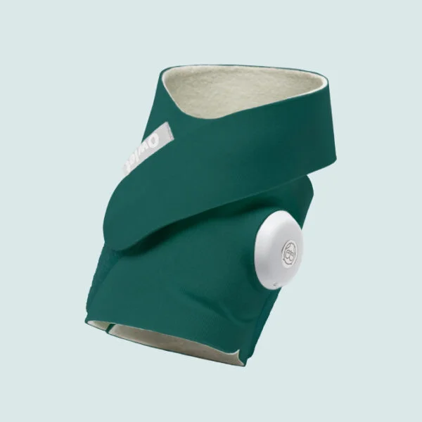 Owlet Smart Sock 3 – Set accesorii 0-18 luni (Verde închis)