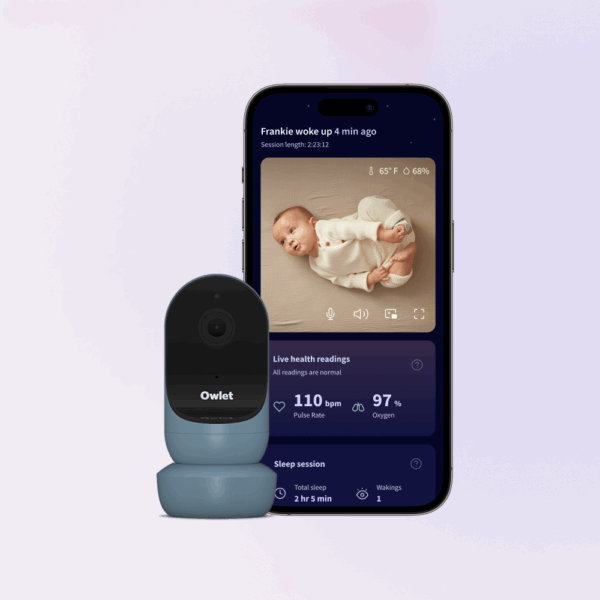 Owlet Cam 2 – Cameră inteligentă (Bedtime Blue)